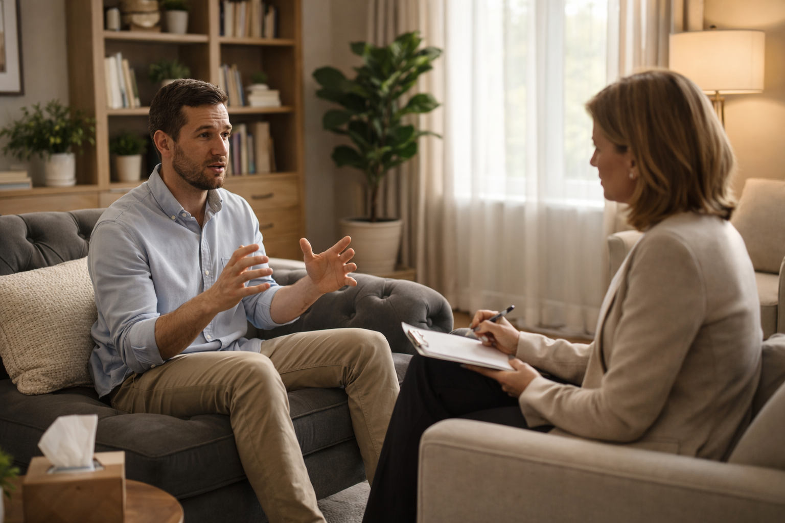 Supportive counselling conversation